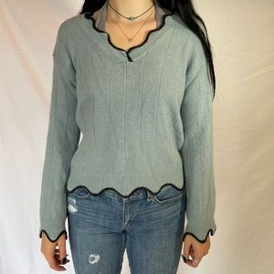 Scallop sweater